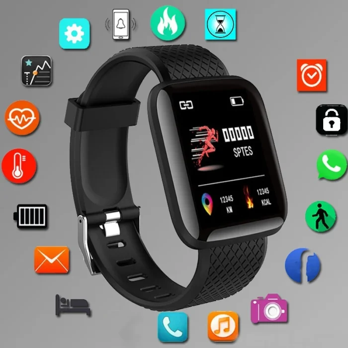 Smartwatch Men Women Wristwatches Smart Watch Message Fitness Monitor Bracelet Birthday Gift Electronic Clock For Xiaomi Huawei - Image 1