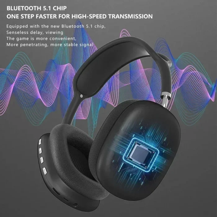 P9 Wireless Bluetooth Headset Outdoor Sports Gaming Wireless Headphones with Mic Noise Cancelling Earbuds Bluetooth Earphones - Image 3
